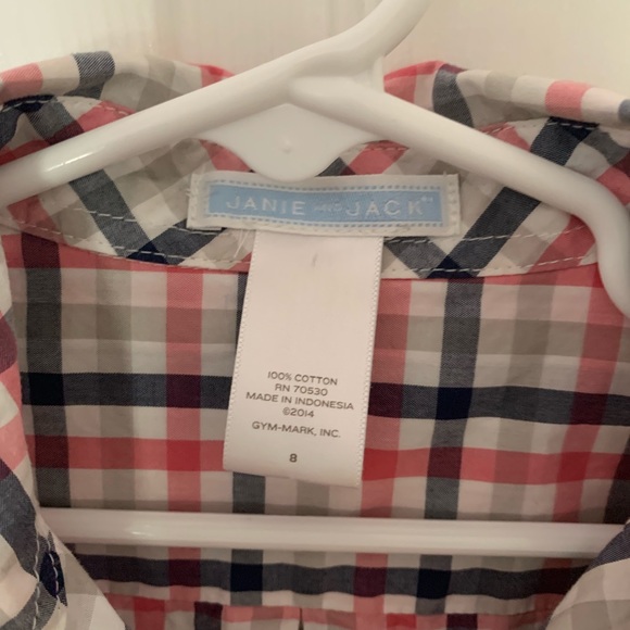 Janie and Jack Boys Button down - Picture 2 of 3